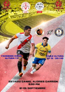 Transmisión en vivo: Este domingo desde las 2 de la tarde desde el estadio Danie…