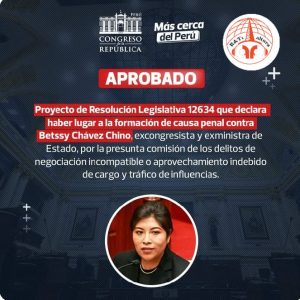 #LOULTIMO #PlenoDelCongreso aprobó el proyecto de resolución legislativa que dec…