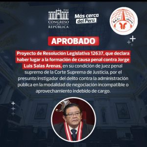 #LOULTIMO #PlenoDelCongreso aprobó el Proyecto de Resolución Legislativa 12637, …