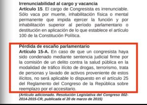 #LOULTIMO #lima CONGRESISTA SENTENCIADO POR TERRORISTA NO PODRÍA SER REEMPLAZADO…