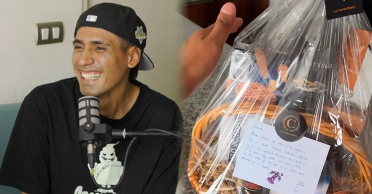 Canal de Jefferson Farfán entrega canastas y sorprende a Gerardo Pe’ por su peculiar tamaño: “Por fin, una canastita”