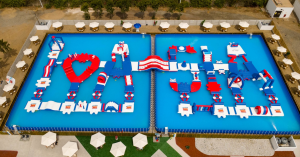 ¡Diversión a lo grande! Splash Jungle inaugura el primer parque inflable gigante en el Boulevard de Asia 