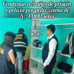 #Piura 𝙎𝙚𝙣𝙩𝙚𝙣𝙘𝙞𝙖𝙣 𝙖 𝙥𝙧𝙞𝙨𝙞ó𝙣 𝙚𝙛𝙚𝙘𝙩𝙞𝙫𝙖 𝙖 𝙋𝙉𝙋 
Poder Judicial condena a cinco años …