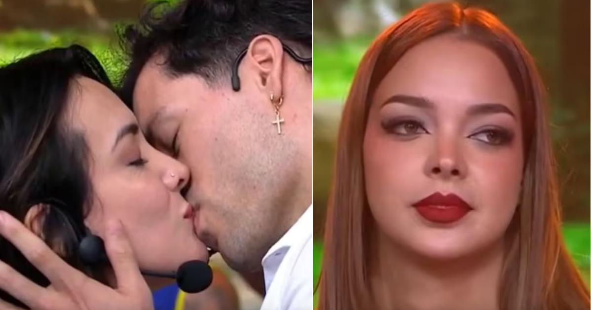 ¡Quedó picona! Rosángela Espinoza y ‘Pato’ Parodi se besan ante la mirada de Flavia Laos